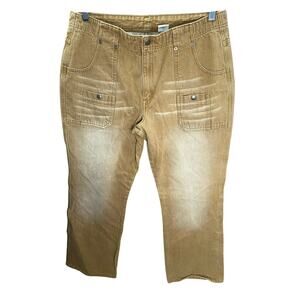 Levi’s 515 Boot Cut Jeans Light tan Size 16 M/S Lower Rise Worn-In Look